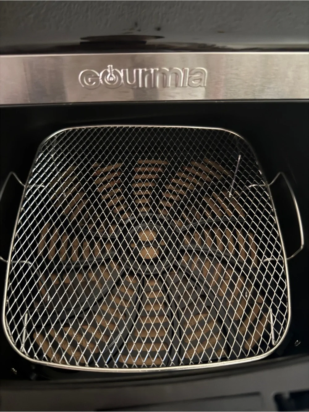 Gourmia 8QT Digital Air Fryer - Stainless Steel/Black